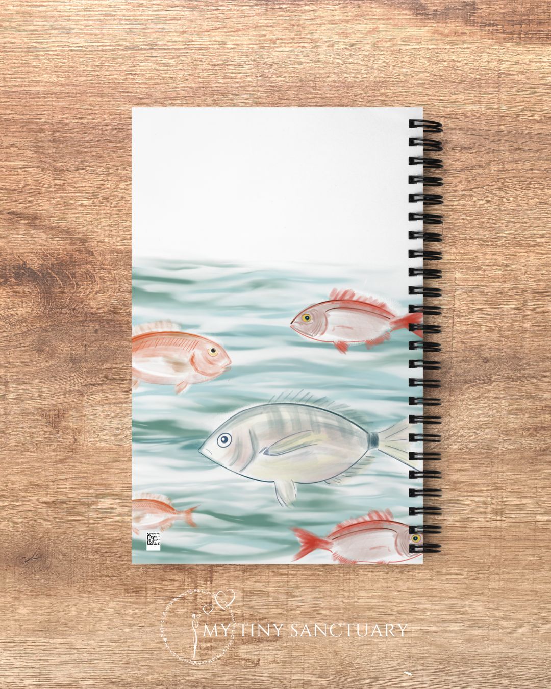 Aegean Sea Fishes - Working Fish Combo: Laptop Sleeve and Notebook - Save 5€