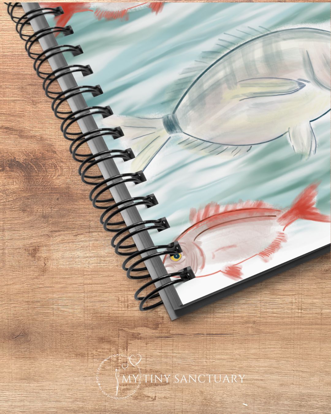 Aegean Sea Fishes - Working Fish Combo: Laptop Sleeve and Notebook - Save 5€