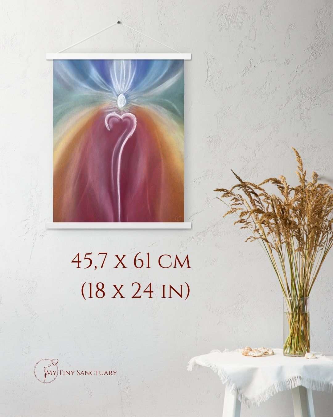 OM Poster on mat paper with hangers - My Tiny Sanctuary