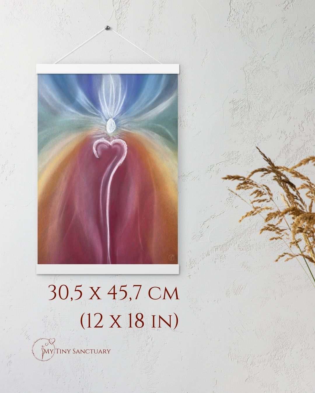 OM Poster on mat paper with hangers - My Tiny Sanctuary