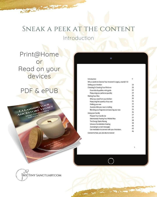 Cleansing Your Ancestors’ Legacy | eBook: Magic Candle-Making Ceremony - My Tiny Sanctuary