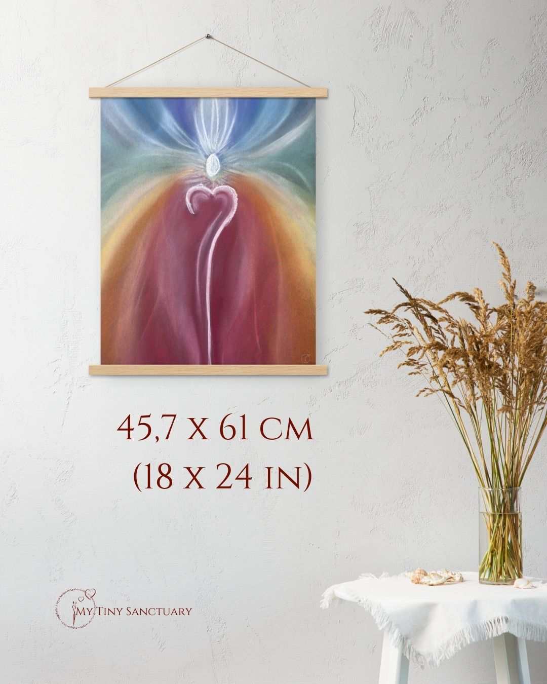 OM Poster on mat paper with hangers - My Tiny Sanctuary