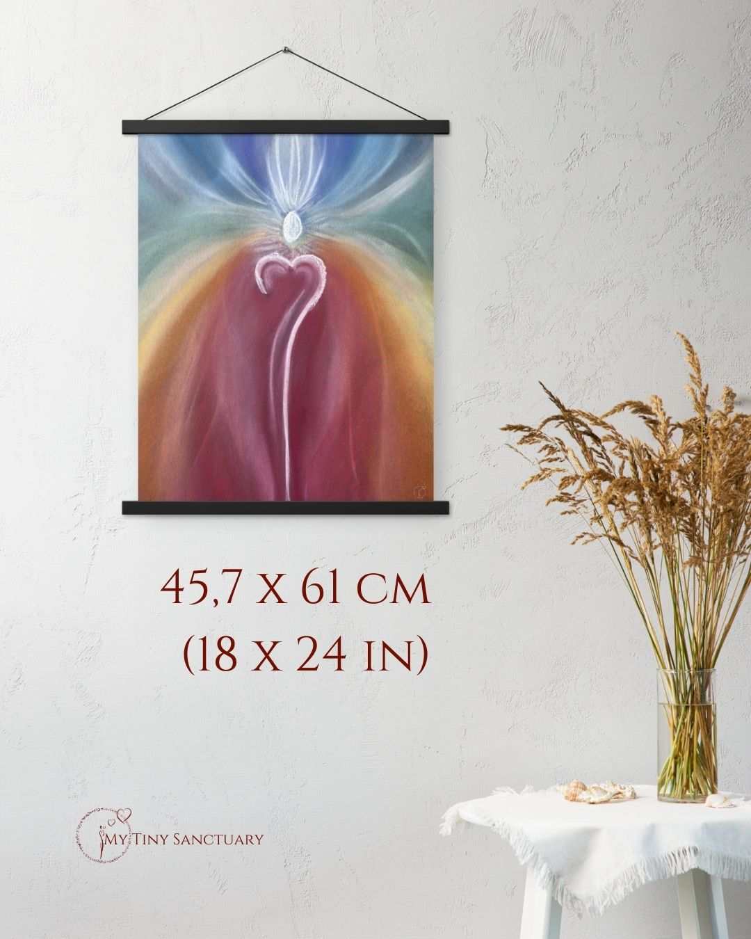 OM Poster on mat paper with hangers - My Tiny Sanctuary
