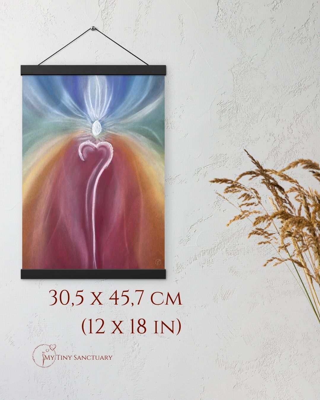 OM Poster on mat paper with hangers - My Tiny Sanctuary