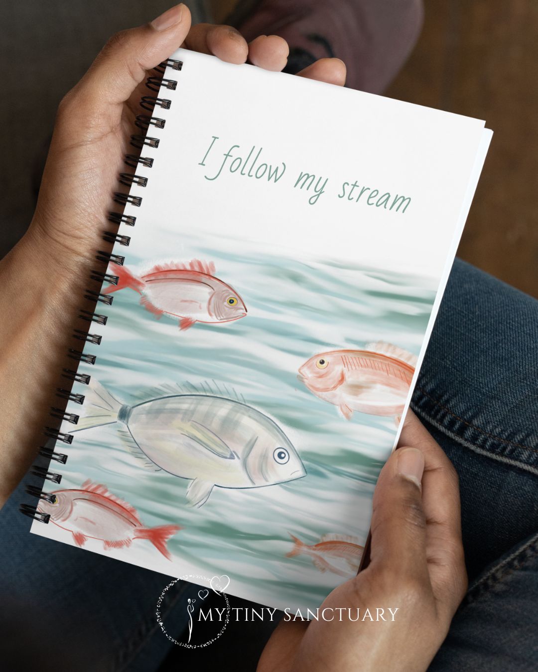 Aegean Sea Fishes - Working Fish Combo: Laptop Sleeve and Notebook - Save 5€