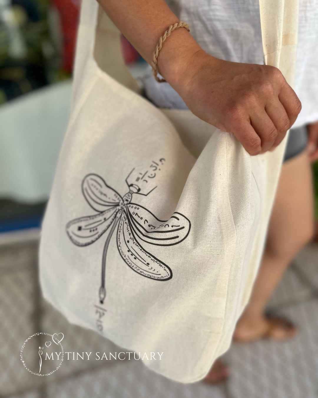 Animal Spirit Tote Bag in Organic Cotton • Pick Your Spirit Companion - My Tiny Sanctuary