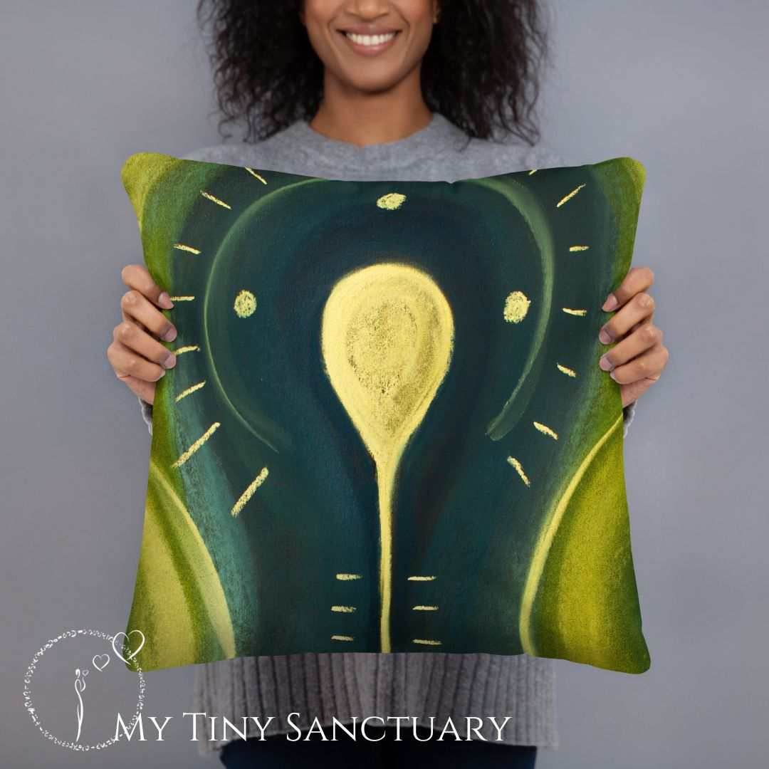 Ankh Throw Pillow: The key you are seeking for is within - My Tiny Sanctuary