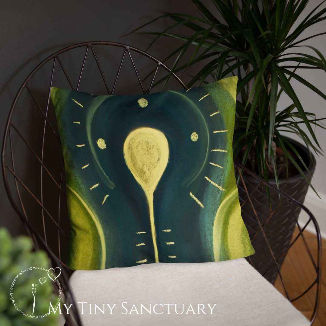 Pillow Ankh l Light Code l 2 Sizes l With or Without Filing