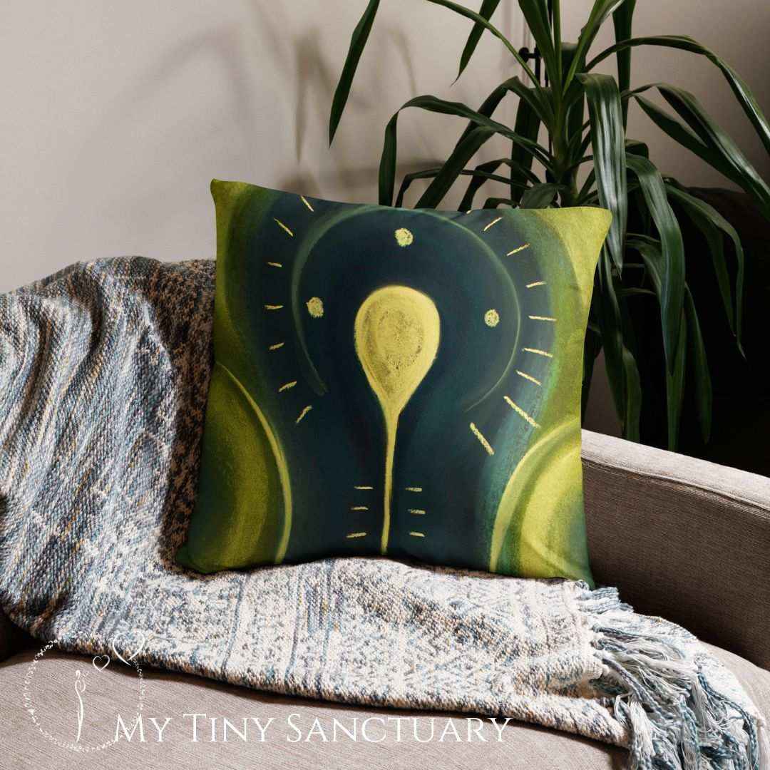 Pillow Ankh l Light Code l 2 Sizes l With or Without Filing