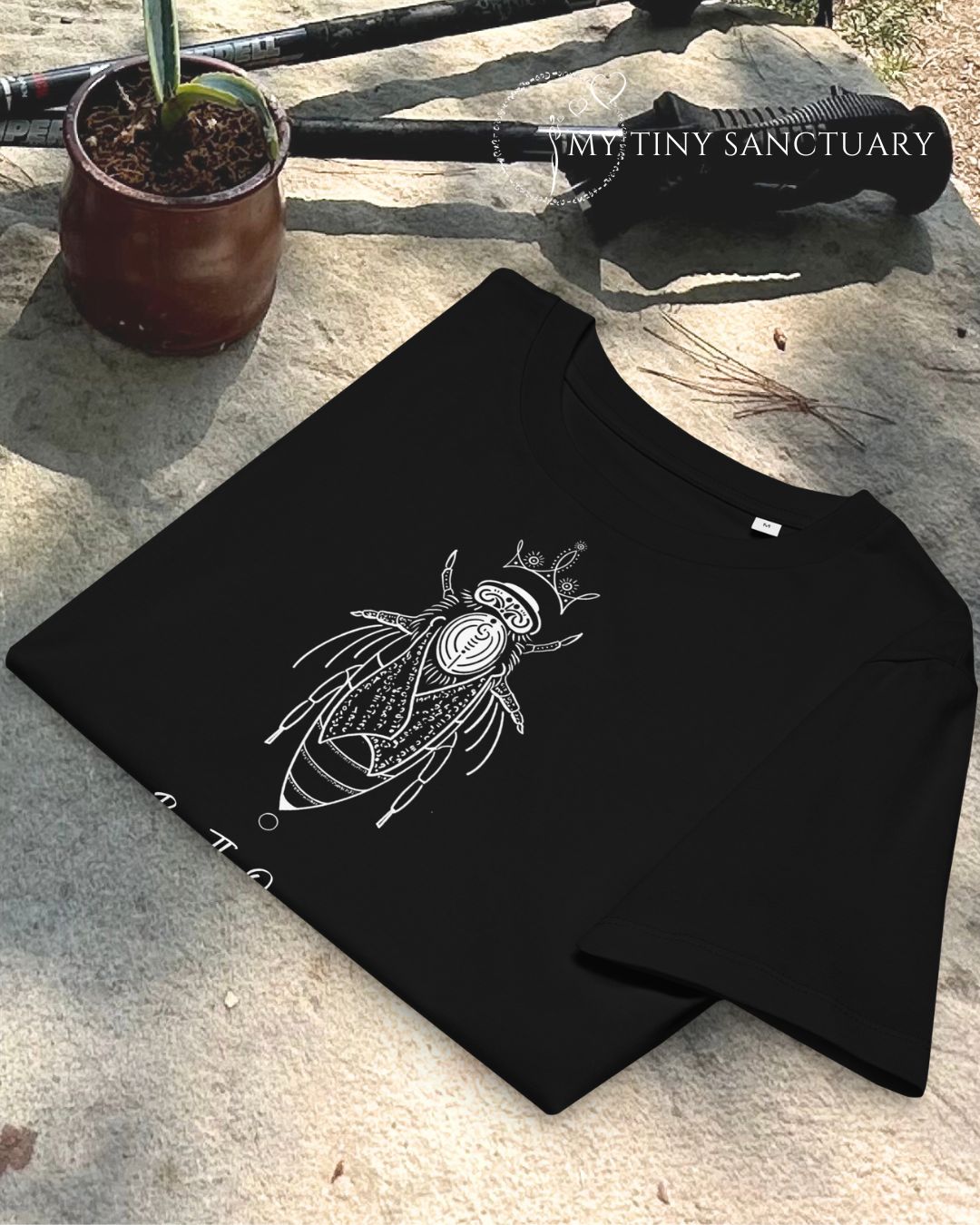 Bee The Queen Of Your Life Women Organic T-shirt | Bee Animal Spirit