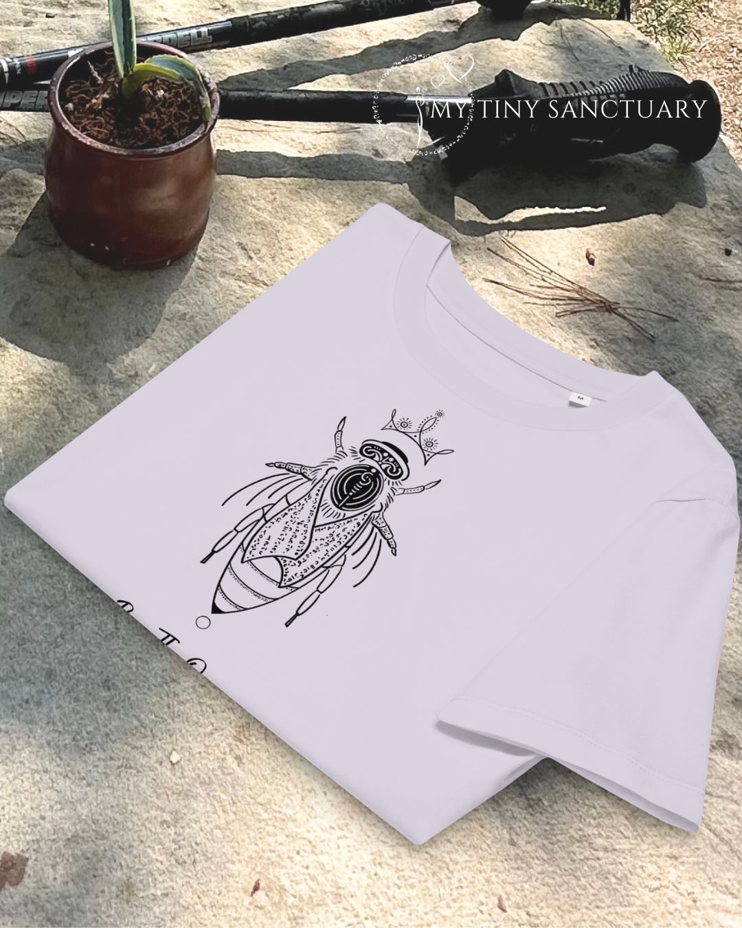 Bee The Queen Of Your Life Women Organic T-shirt | Bee Animal Spirit