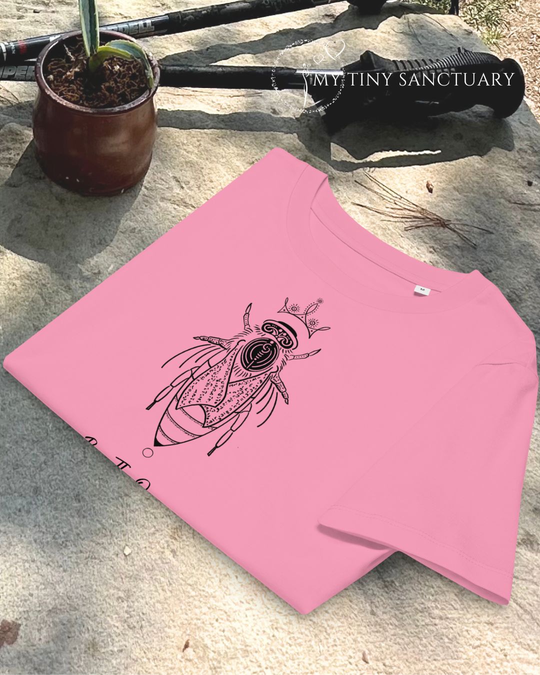 Bee The Queen Of Your Life Women Organic T-shirt | Bee Animal Spirit
