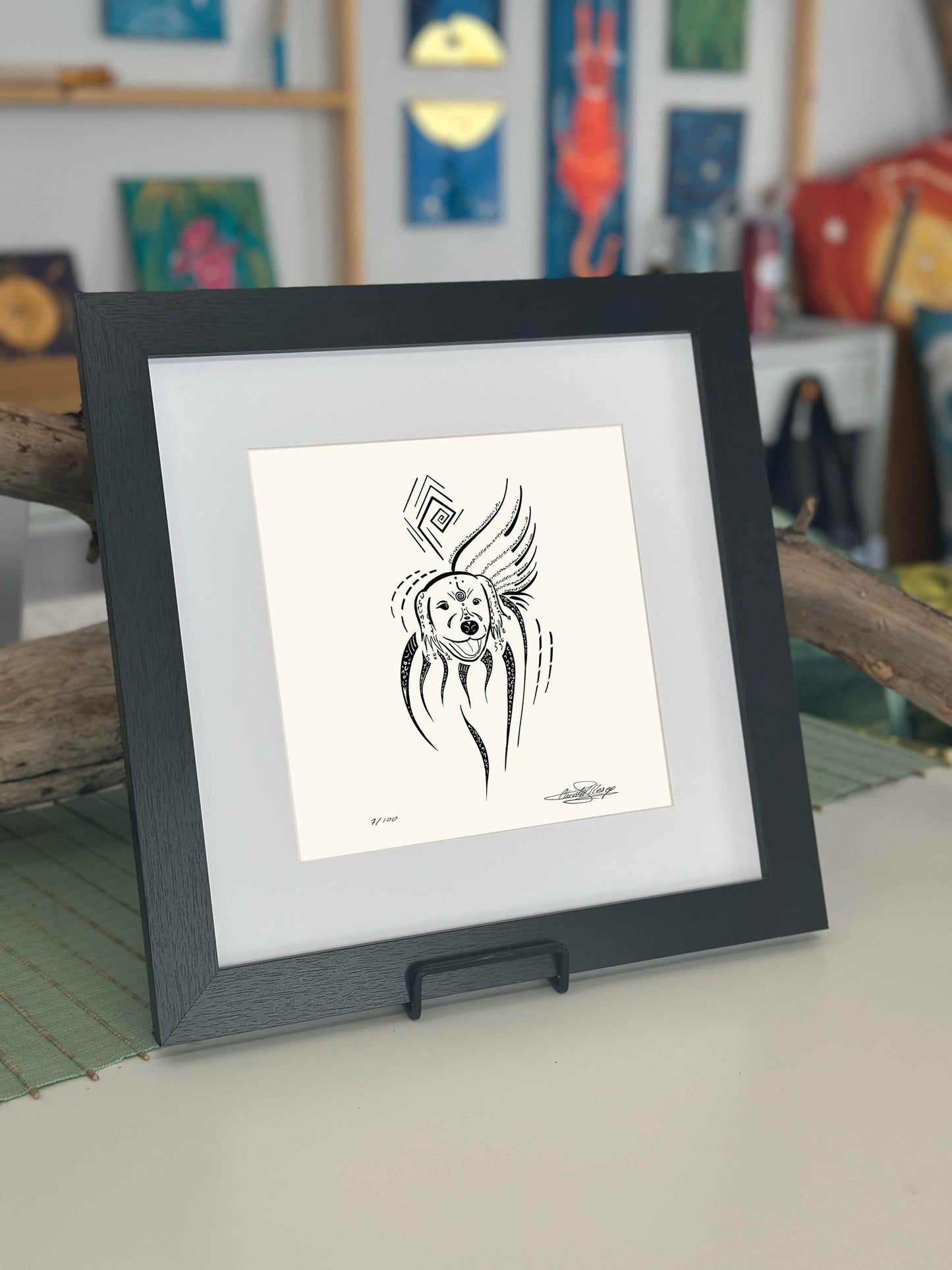 Zoikos Animal Spirits Illustration Limited Print Edition on A4 Art Paper - My Tiny Sanctuary