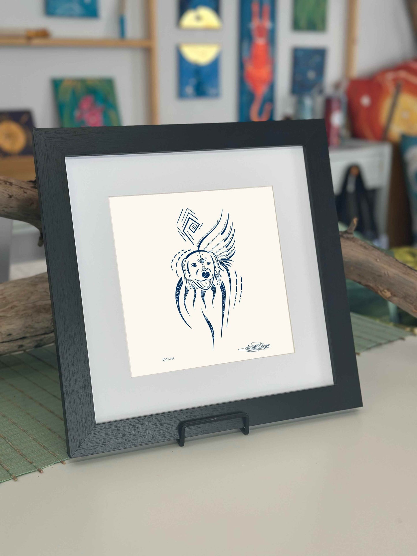 Zoikos Animal Spirits Illustration Limited Print Edition on A4 Art Paper - My Tiny Sanctuary