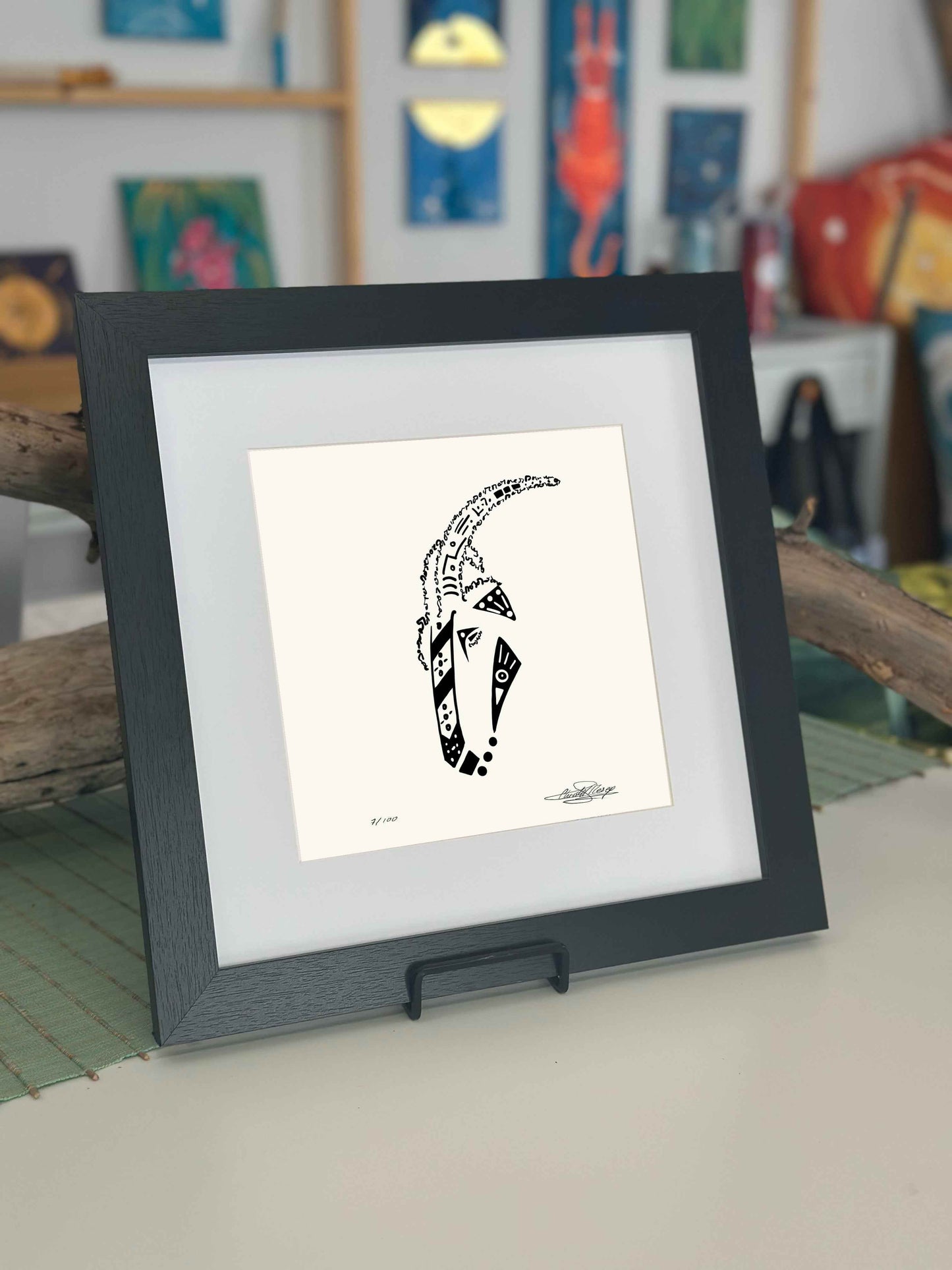 Zoikos Animal Spirits Illustration Limited Print Edition on A4 Art Paper - My Tiny Sanctuary