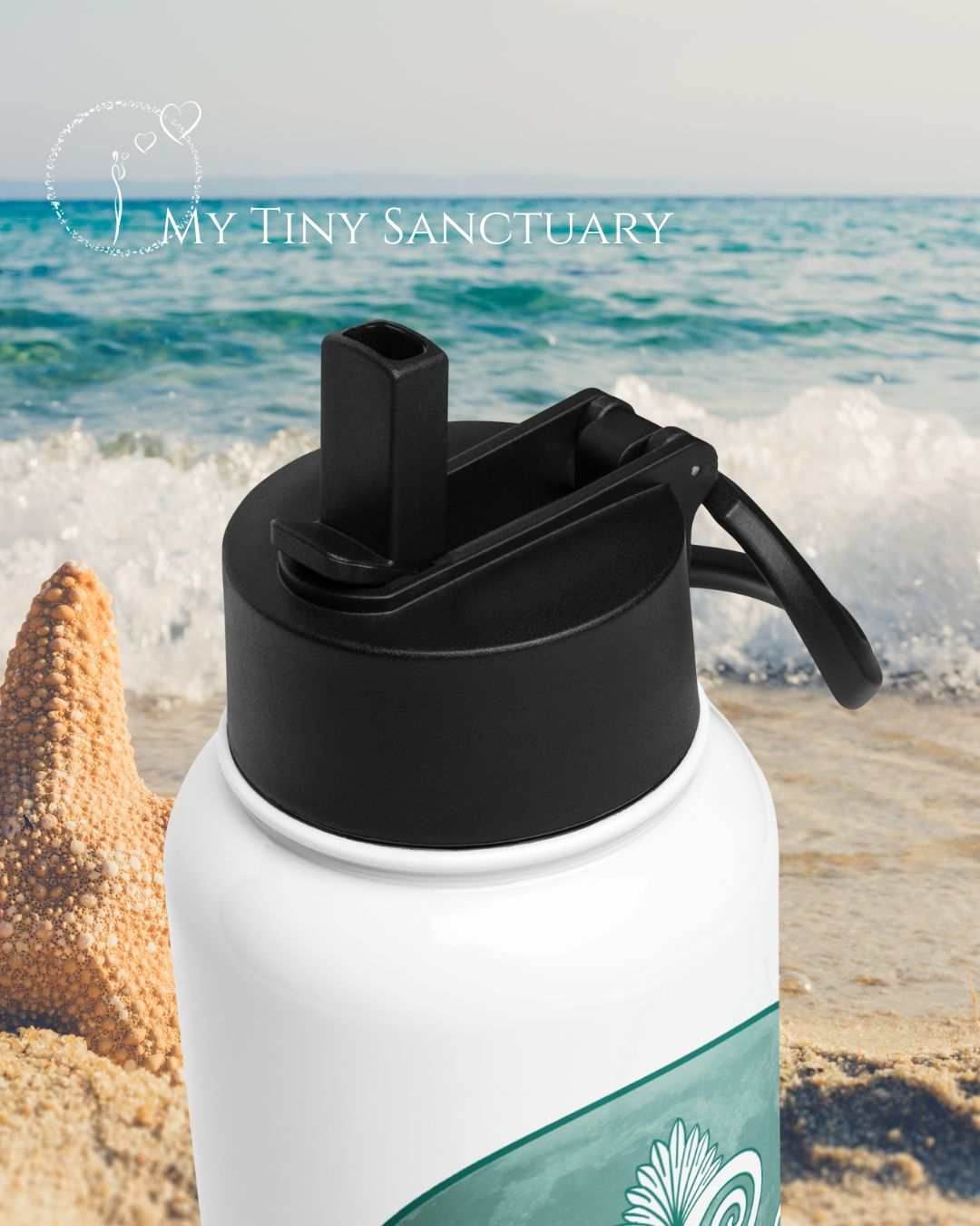 Aphaia Symbol Isotherm Bottle 950 ml (32 oz) - Multiple Colour Variant - My Tiny Sanctuary