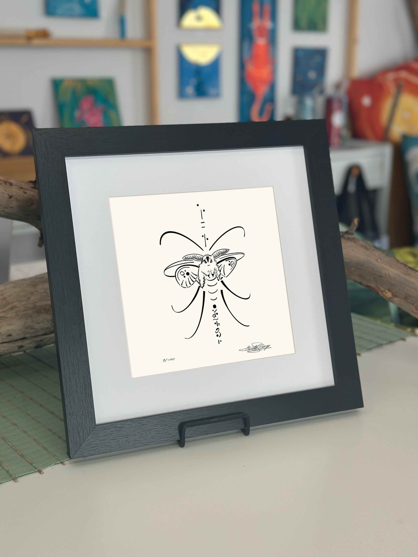 Zoikos Animal Spirits Illustration Limited Print Edition on A4 Art Paper - My Tiny Sanctuary