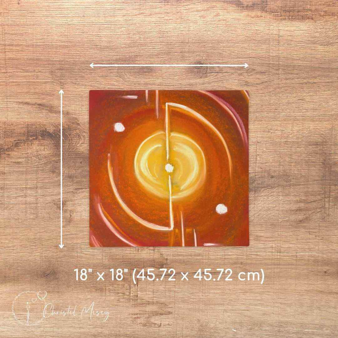 Focus Throw Pillow: A portal to direct your energy and intentions - My Tiny Sanctuary