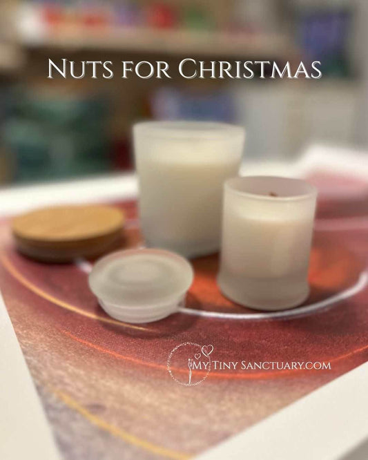Nuts For Christmas Vegan Candle 100% Bio Soy Wax - My Tiny Sanctuary