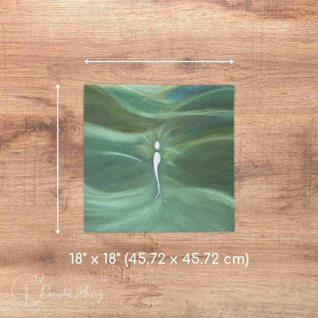 Space Throw Pillow: A window to nature, calm and harmony - My Tiny Sanctuary