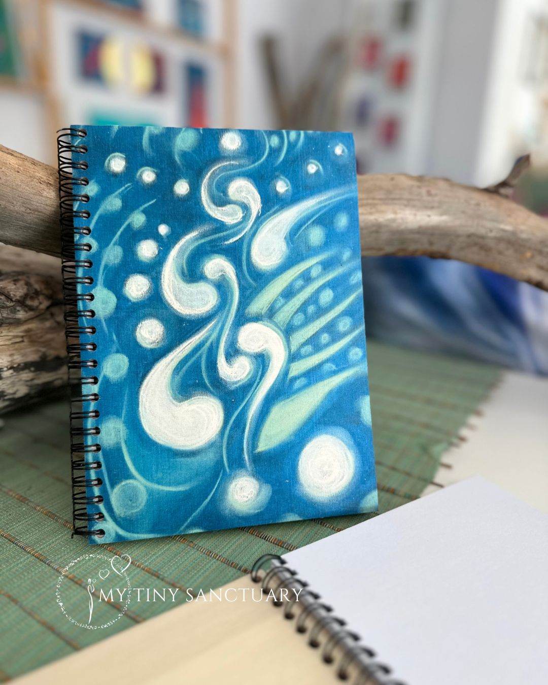 Trust The Process: Wooden A5 Notebook for Mindful Reflections • 50 Blank pages - My Tiny Sanctuary