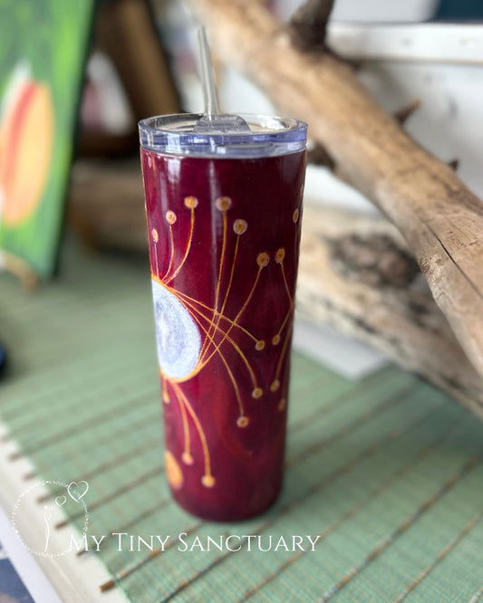 Isotherm Tumbler Light Code Illustration Drao - Make a step toward yourself - My Tiny Sanctuary