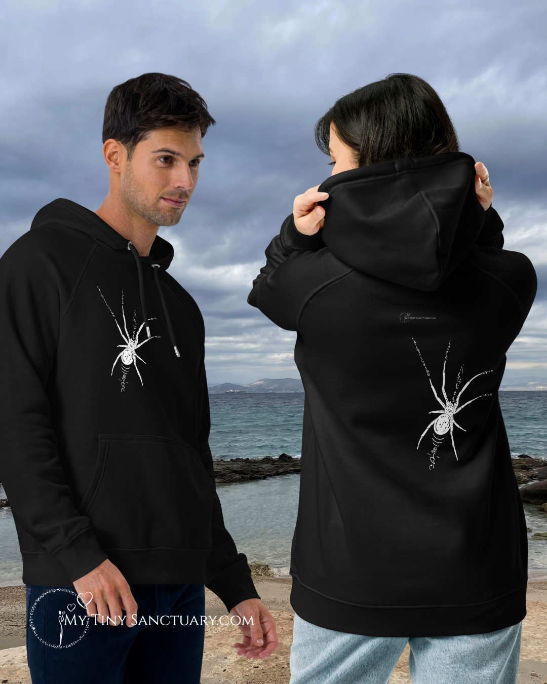 Spider Spirit Animal Hoodie • Expand your web and weave your life • Unisex