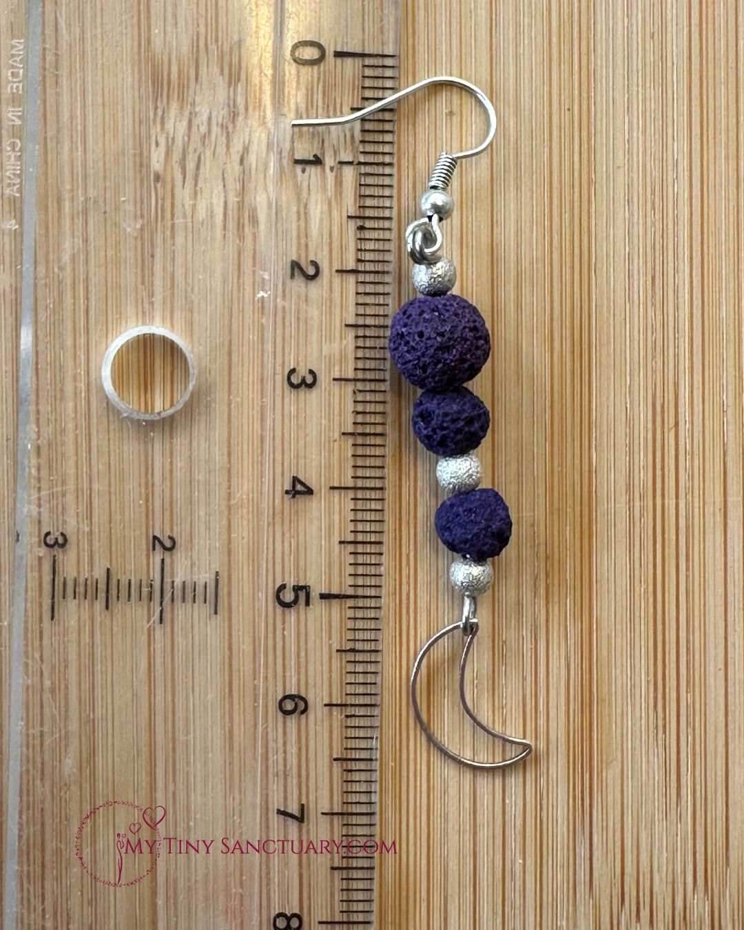 Purple Moon Priestess Earrings 🌙 Connect to Your Inner Wisdom - My Tiny Sanctuary