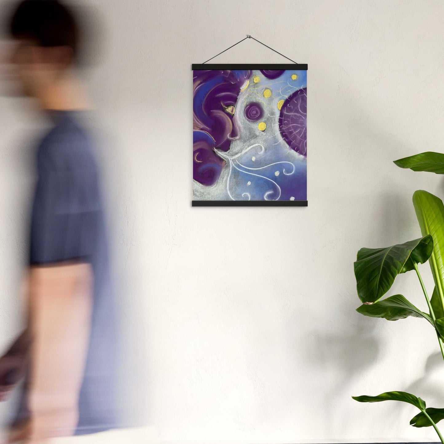 Cosmo Cat Poster with hangers - My Tiny Sanctuary