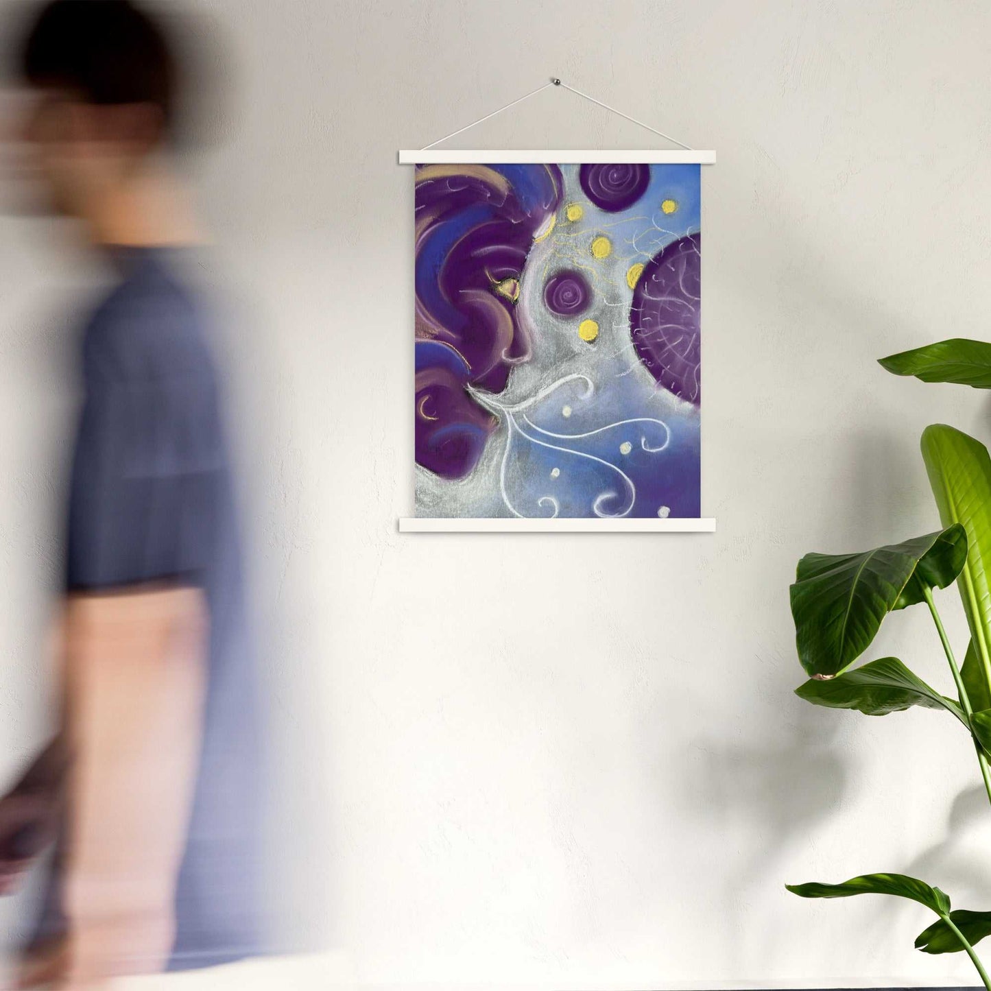 Cosmo Cat Poster with hangers - My Tiny Sanctuary