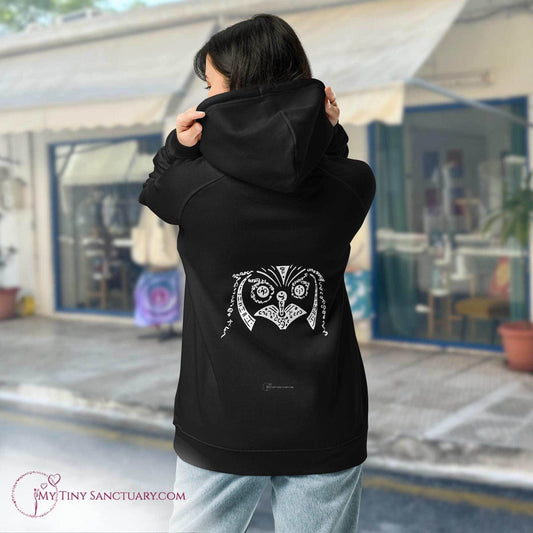 Owl Animal Spirit Hoodie - Conscious & Sustainable Fashion for Women - My Tiny Sanctuary
