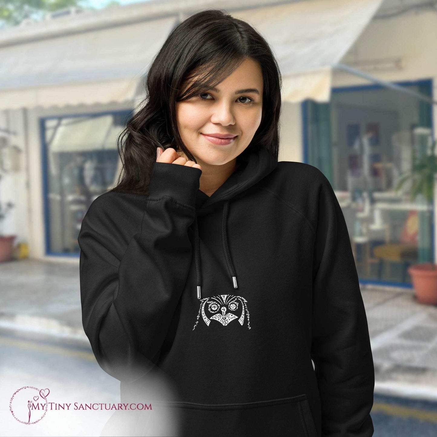 Owl Animal Spirit Hoodie - Conscious & Sustainable Fashion for Women - My Tiny Sanctuary