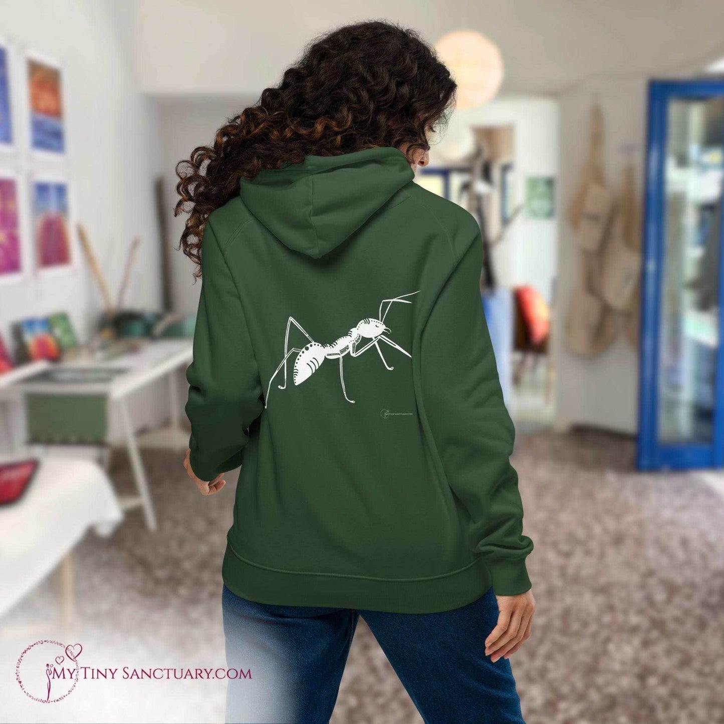 Ant Animal Spirit Hoodie - Conscious & Sustainable Fashion for Women - My Tiny Sanctuary