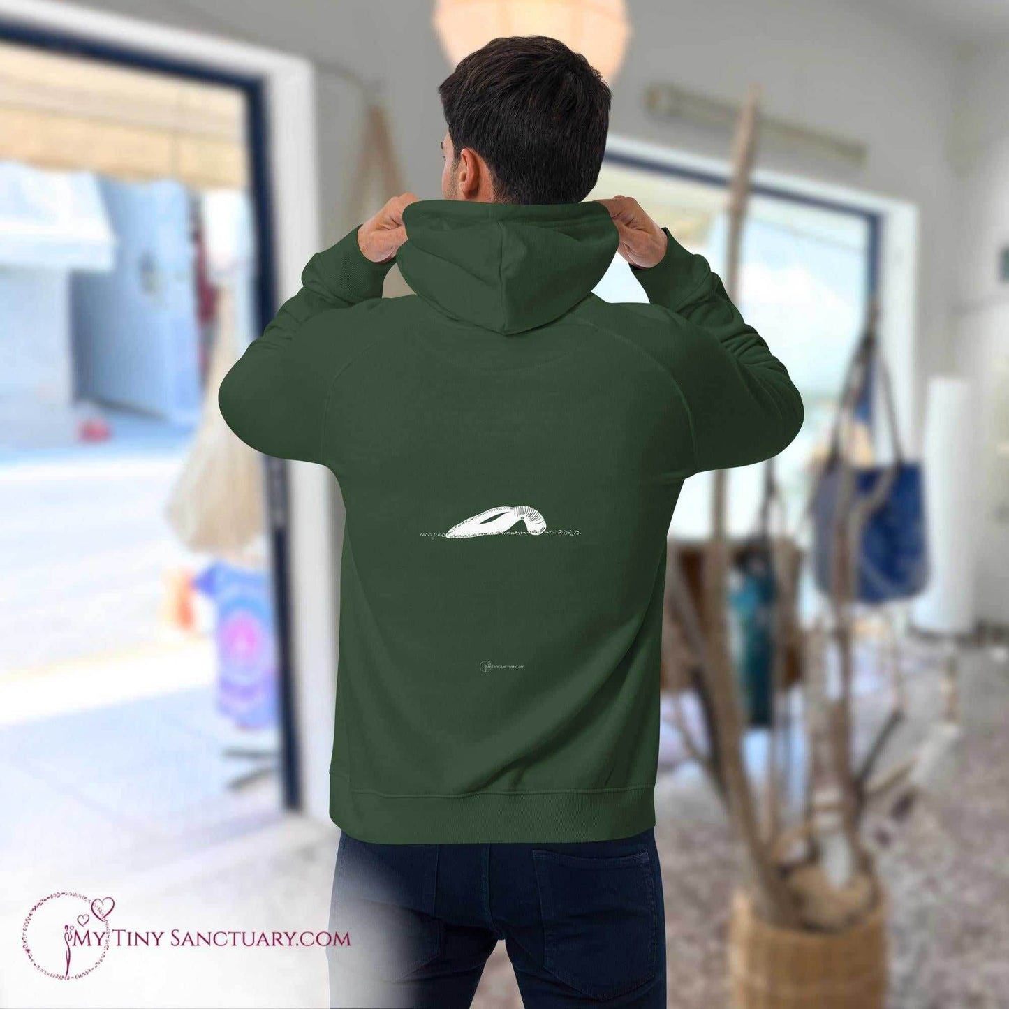 Leech Animal Spirit Hoodie - Conscious & Sustainable Fashion for Men - My Tiny Sanctuary