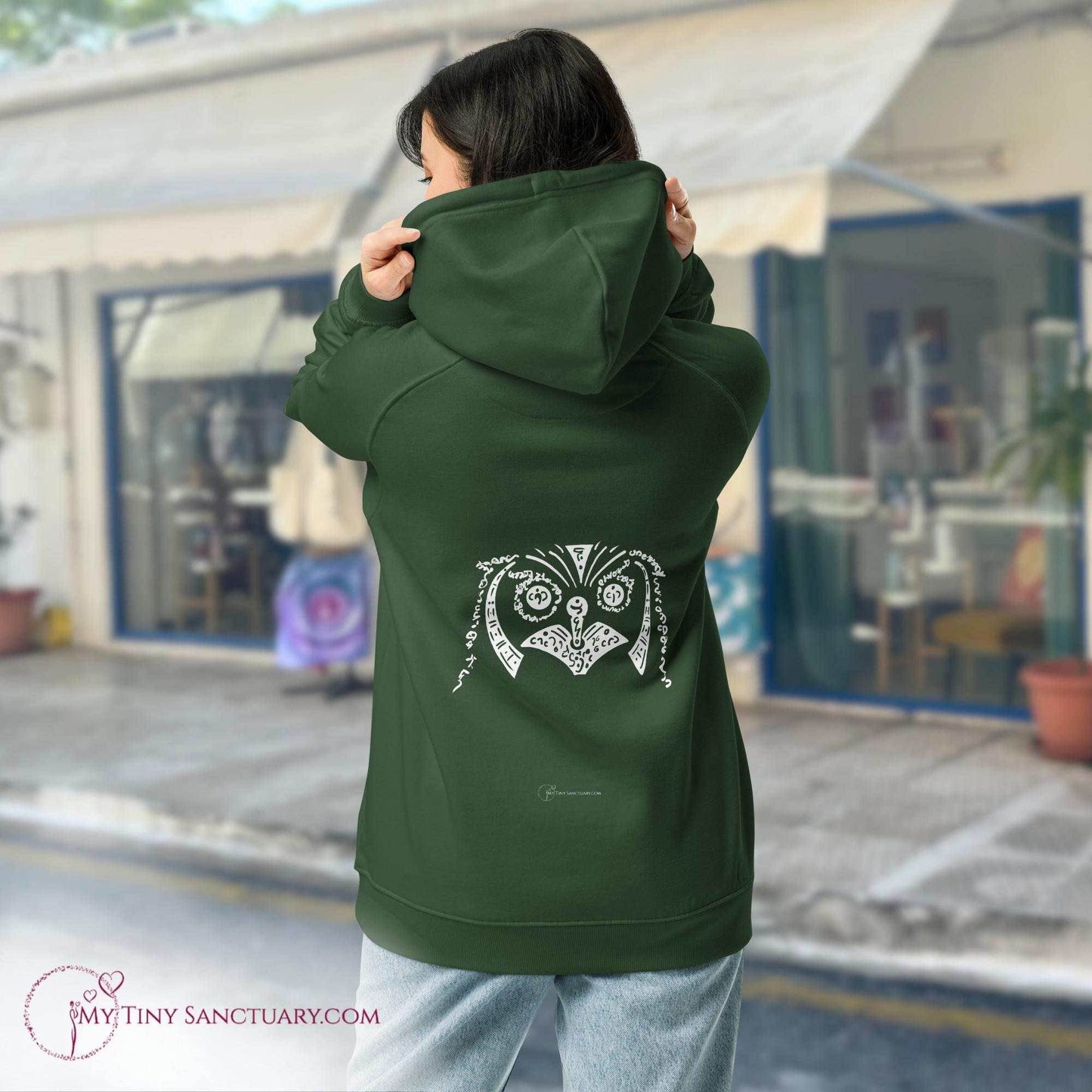 Owl Animal Spirit Hoodie - Conscious & Sustainable Fashion for Women - My Tiny Sanctuary
