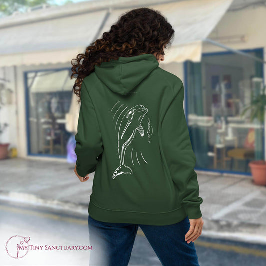 Dolphin Animal Spirit Hoodie - Conscious & Sustainable Fashion for Women - My Tiny Sanctuary