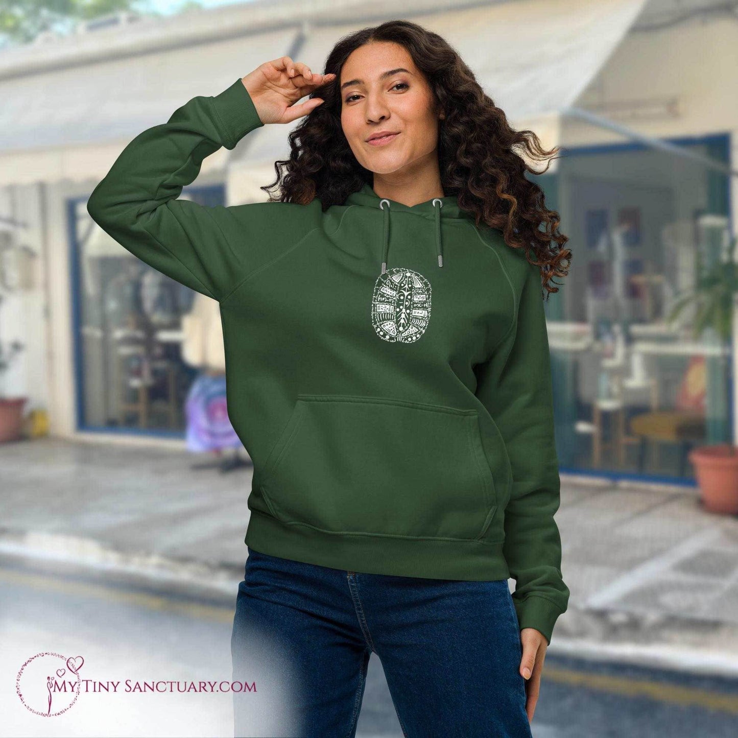 Turtle Animal Spirit Hoodie - Conscious & Sustainable Fashion for Women - My Tiny Sanctuary