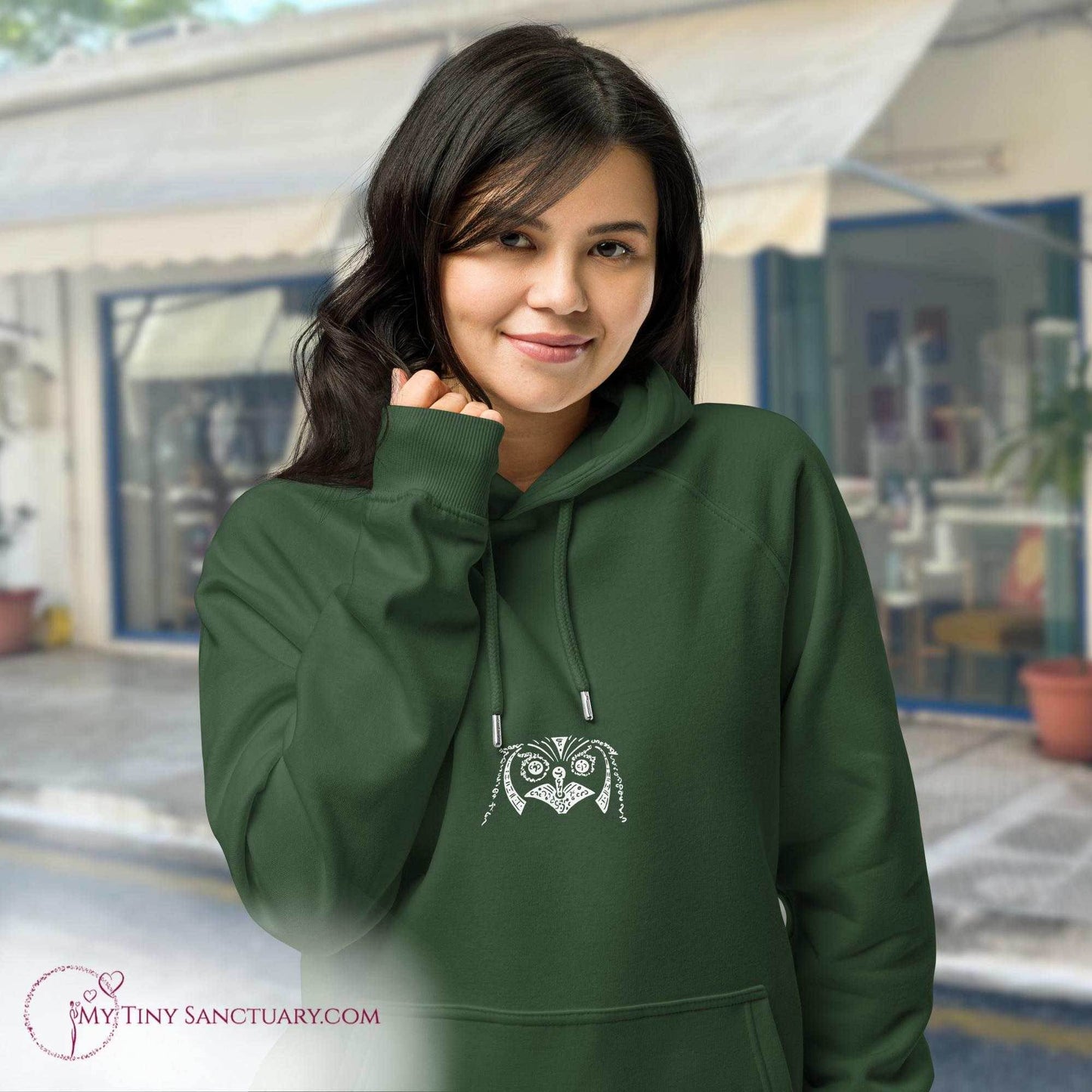 Owl Animal Spirit Hoodie - Conscious & Sustainable Fashion for Women - My Tiny Sanctuary