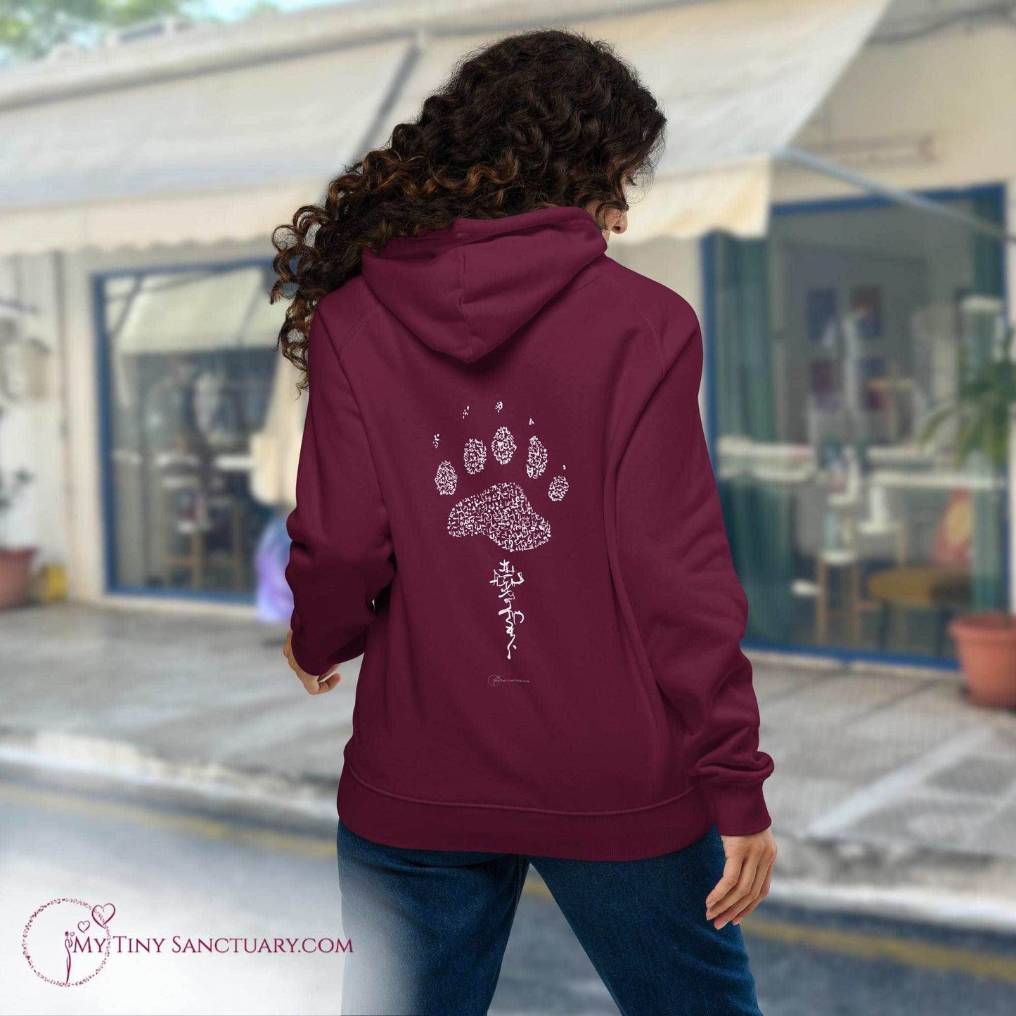 Bear Animal Spirit Hoodie - Conscious & Sustainable Fashion for Women - My Tiny Sanctuary