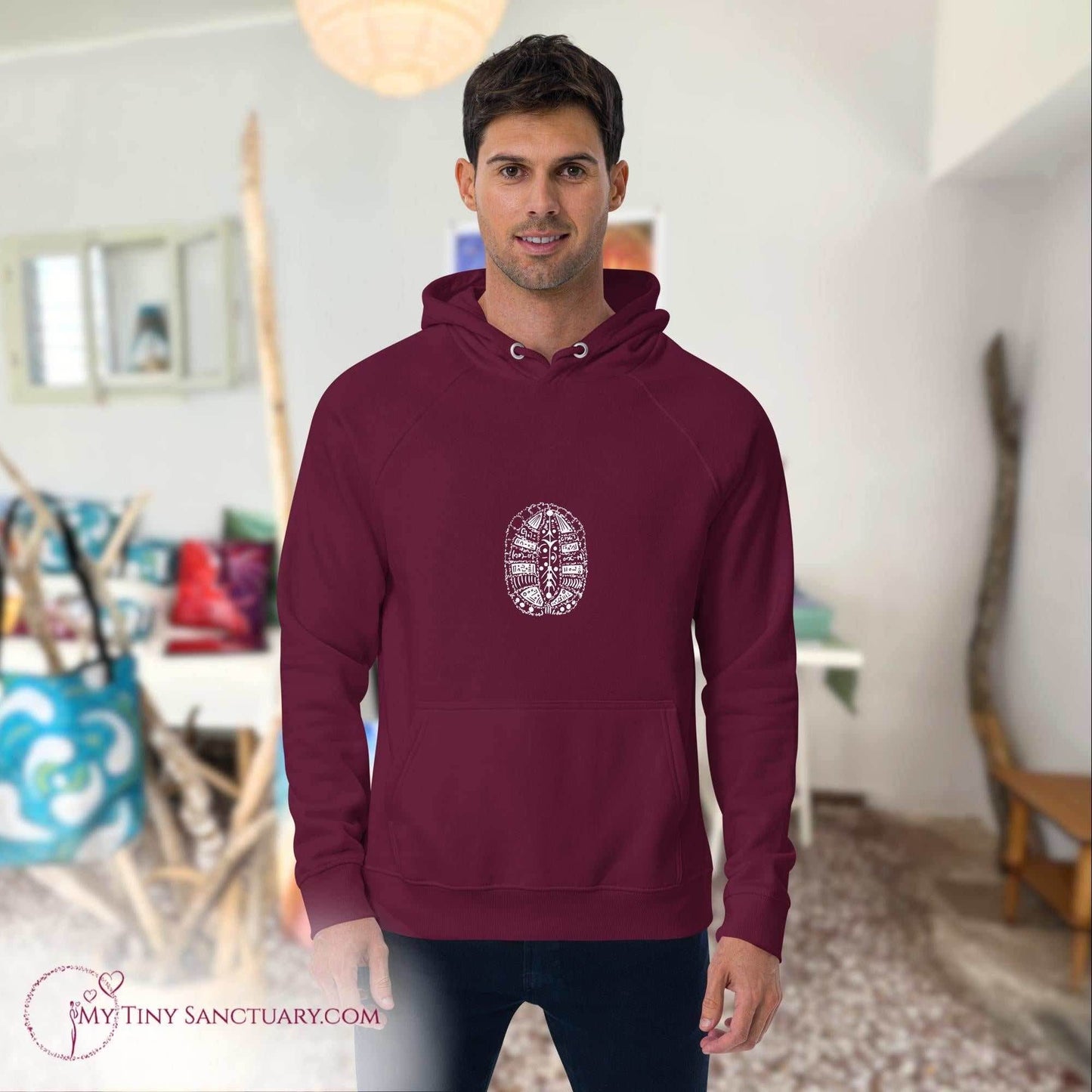 Turtle Animal Spirit Hoodie - Conscious & Sustainable Fashion for Men - My Tiny Sanctuary