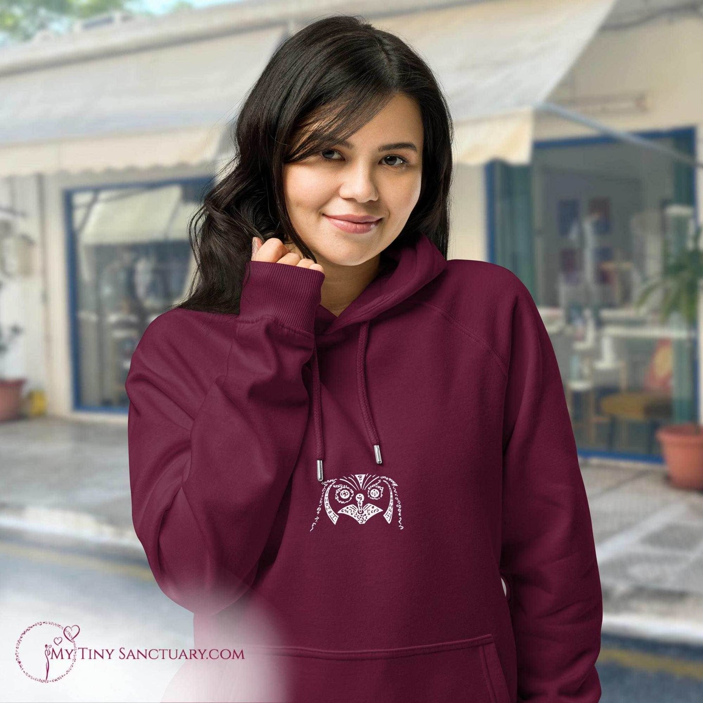 Owl Animal Spirit Hoodie - Conscious & Sustainable Fashion for Women - My Tiny Sanctuary