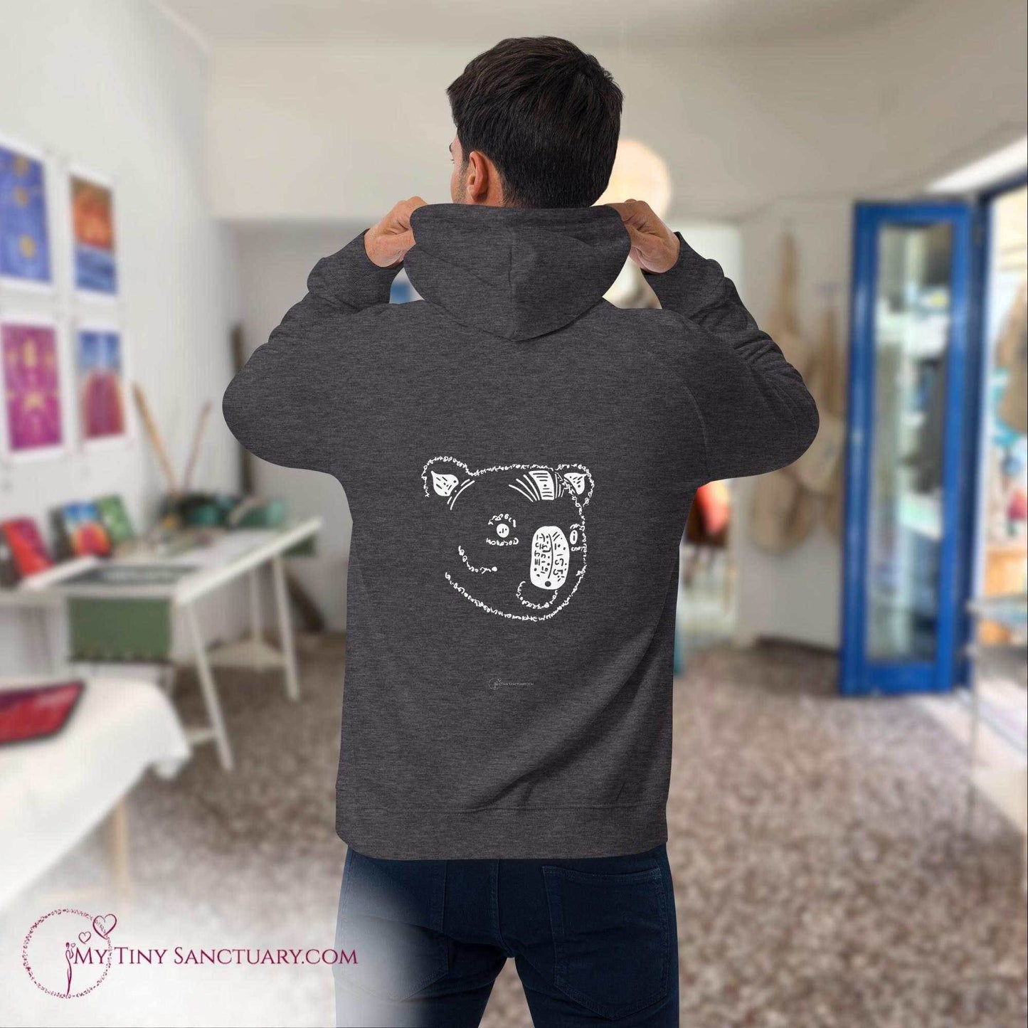 Koala Animal Spirit Hoodie - Conscious & Sustainable Fashion for Men - My Tiny Sanctuary