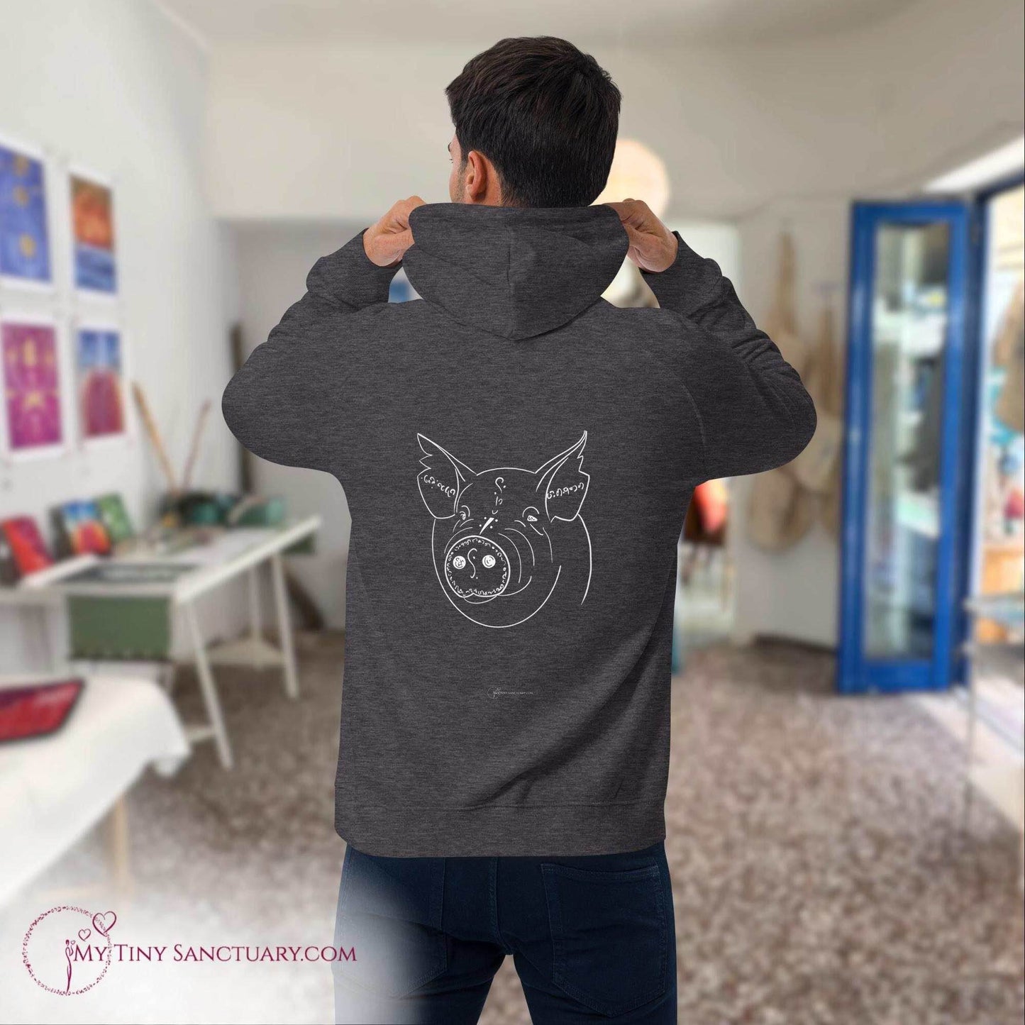 Sow Animal Spirit Hoodie - Conscious & Sustainable Fashion for Men - My Tiny Sanctuary
