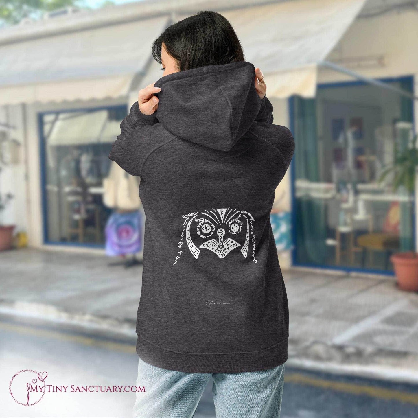 Owl Animal Spirit Hoodie - Conscious & Sustainable Fashion for Women - My Tiny Sanctuary