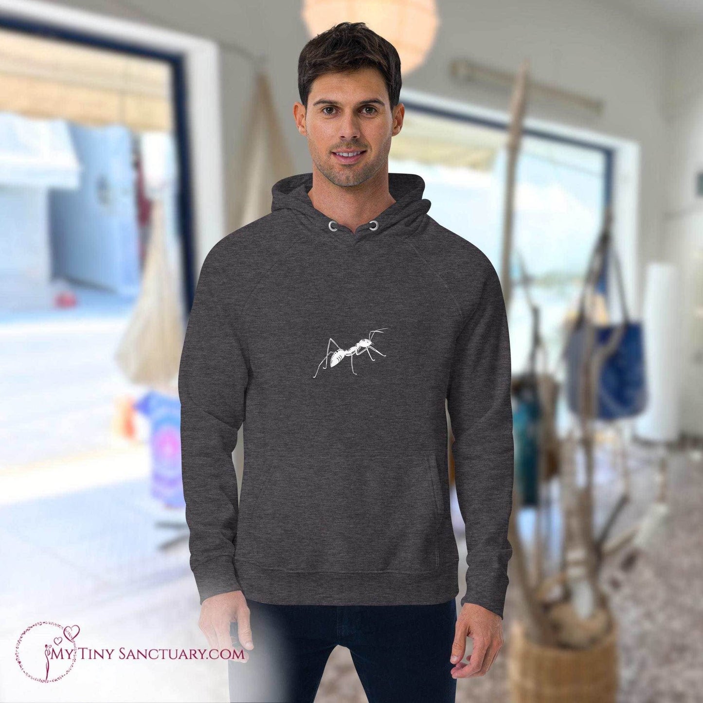 Ant Animal Spirit Hoodie - Conscious & Sustainable Fashion for Men - My Tiny Sanctuary