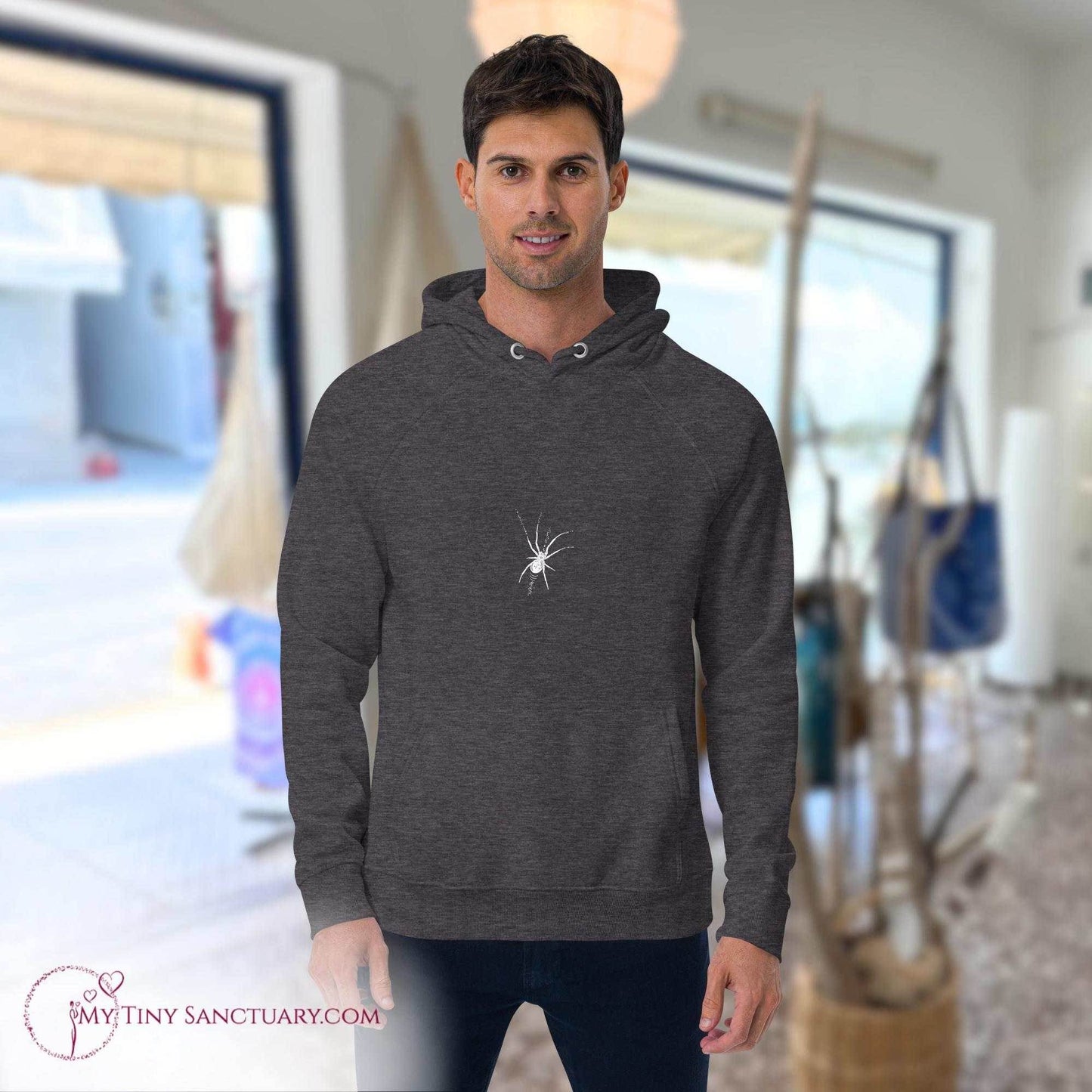 Spider Animal Spirit Hoodie - Conscious & Sustainable Fashion for Men - My Tiny Sanctuary