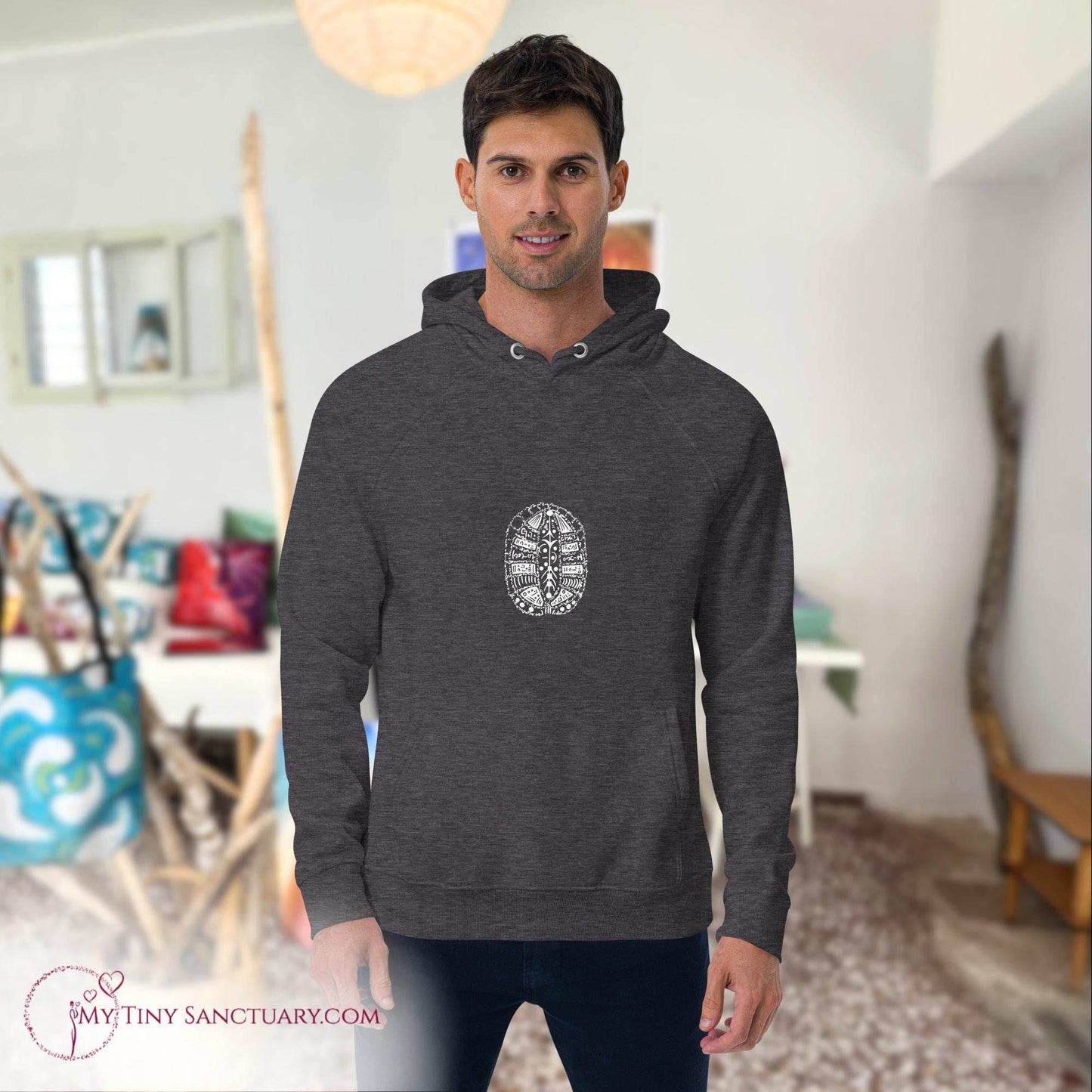 Turtle Animal Spirit Hoodie - Conscious & Sustainable Fashion for Men - My Tiny Sanctuary