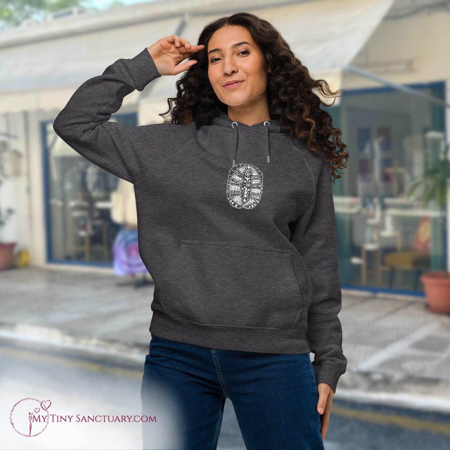 Turtle Animal Spirit Hoodie - Conscious & Sustainable Fashion for Women - My Tiny Sanctuary
