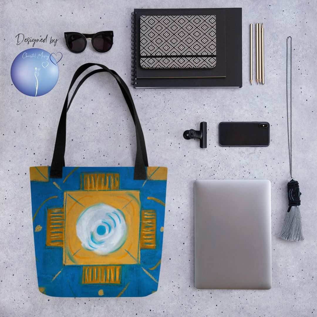 Intuitive Art Tote Bag - CIRCUIT - My Tiny Sanctuary