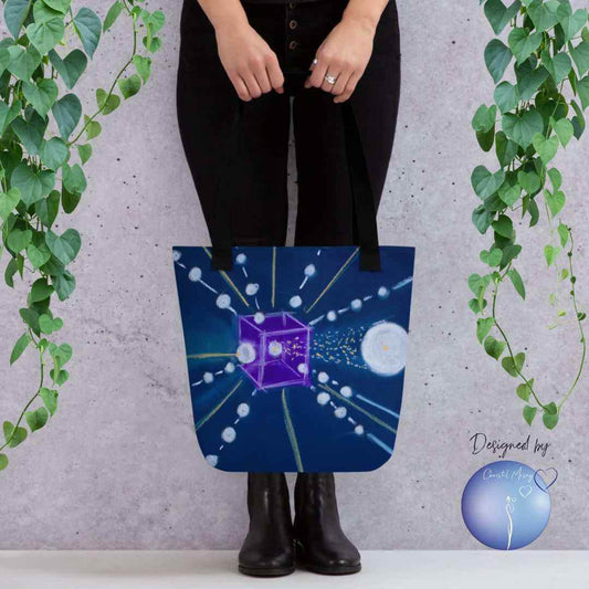 Intuitive Art Tote Bag - CUBE - My Tiny Sanctuary